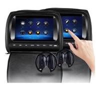 2 Pcs X 9 HD Voiture Appui-Tête Lecteur DVD Moniteur RoverOne avec Fermeture Éclair USB SD IR FM G
