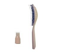 2 peignes creux en forme de cœur Pour Femmes et Hommes | Peignes de coiffure moelleux peigne de Massage manuel du cuir chevelu accessoires de coiffure(Skin)