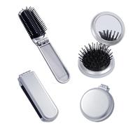 2 Peignes Miroir, Peignes Pliables, Peignes De Voyage Portables, Peignes À Outils Pour Cheveux, Peignes Carrés Ronds