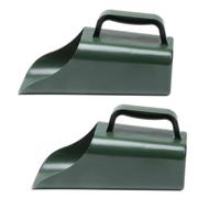 2 Pelle À Pellets Multifonctionnelle avec Poignée,Outil De Jardinage À Tamis,Pelle À Plantess en Pot Et Pelles À Engrais, Scoop De Sol Carré pour Granulés, Compost, Terre, Grain