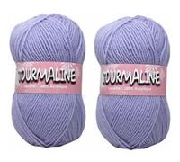 2 Pelotes layette - fils à tricoter - Acrylique - violet pastel - Tourmaline Violet G