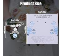 2 Pendentifs D'Aile, Ornements De Bouquet De Mariage, Cadeaux De Noël, Bénédictions Commémoratives.