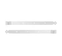 2 Penture Percée - Aluminium - Longueur 544 mm - Diamètre 14 mm - pour Volet battant - Charnière pour Volet Battant - Fabrication Française