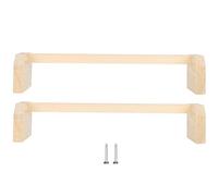 2 perchoirs en Bois pour Poulets - Grand Support pour Oiseaux, perchoir Naturel pour Poules et Autres Oiseaux de Compagnie, Design à Poteau carré avec Base Robuste pour Un perchoir