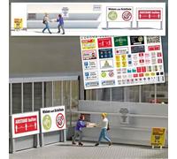 2 personnes au supermarché en 2020 -HO 1/87-BUSCH 7910