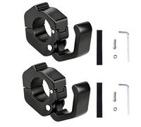 2 Pezzi Gancio Anteriore Scooter Stoccaggio Artiglio, ABS Gancio per Auto Elettrica con Accessori di Montaggio Gancio Multifunzionale Fatto in Lega di Alluminio per Motociclette e Biciclette(nero)