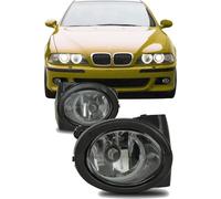 JOM Phares antibrouillard 82769 – Kit 2 Noir transparent Halogène pour BMW Série 3 (E46) & 5 (E39)