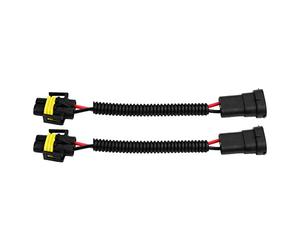 2 phares de Duokon, antibrouillard, rallonge, faisceau de câbles, prises, adaptateur de connexion pour H11