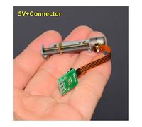 2-phase 4-wire 8mm precision screw stepper electronic starter Stepping electronic starter Stroke 30mm Moving Linear Actuator Metal Block Nut IINKUEYK(12V and Connector)