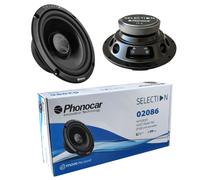 2 PHONOCAR 02086 Haut-Parleurs De 6,5" 70 Watt RMS Par Paire Prédisposition Auto