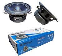 2 PHONOCAR 02624 Haut-parleurs Mid Bass woofer 13,00 cm 130 mm 5" 100 Watt rms 200 Watt Max impédance 4 ohm 90 DB spl Portes Voiture Noire, la Paire
