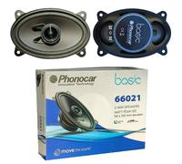 Phonocar Set 4 Haut-parleurs ovales 66021 Golf Cabriolet Karman + Connecteurs
