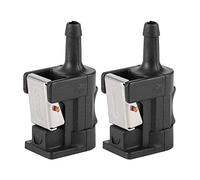 2 pi¨¨ces 8mm barbe tuyau de carburant r¨¦servoir femelle connecteur de ligne de carburant hors-bord convient pour connecteur de ligne de tuyau de carburant de moteur marin