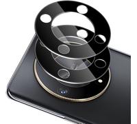 2 Pi¿¿ces Protection Objectif Cam¿¿ra Arri¿¿re pour Honor Magic 6 Lite 5G - [Noir], 9H Duret¿¿ Ultra R¿¿sistant Anti-Rayures Verre Tremp¿¿ Cam¿¿ra Film, Ultra HD Sans Bulles Vitre Protecteur