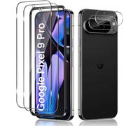 2 Pi¿¿ces Verre Tremp¿¿ pour Google Pixel 9 Pro 5G et 2 Pi¿¿ces Cam¿¿ra Arri¿¿re Protecteur, 0.33MM Film Protection ¿¿cran, 9H Duret¿¿, Anti Rayures, HD Vitre Protection