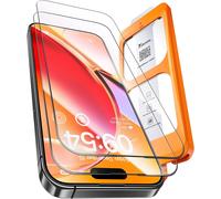 2 Pi¿¿Ces Verre Tremp¿¿ Pour Iphone 16 Pro Max 6,9 Pouces, D¿¿Poussi¿¿Rage Automatique, Installation Rapide, Duret¿¿ 9h R¿¿Sistant Aux Rayures, Sans Bulles, Couverture Compl¿¿Te Protection ¿¿Cran