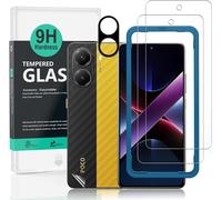 2 Pi¿¿ces Verre Tremp¿¿ pour Poco X7 Pro 5G 6,67"",9H Duret¿¿ Protection ¿¿cran,avec 1 Pi¿¿ce Protection Cam¿¿ra,1 Pi¿¿ce Film Arri¿¿re,Facile ¿¿ installer