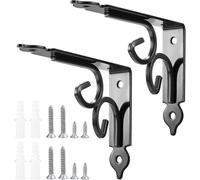 2 Pices Querre Pour Tagere Murale, Supports Tagre Murale, Triangulaires 90 Degrs Querre De Fixation, Support Angle Métal Pour Tagre De Livres, Cuisine