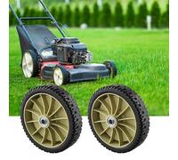2 PICES Roue pivotante pour tondeuse à gazon, roue universelle pour tondeuse à gazon poussée pour des opérations efficaces de tondeuse à gazon à pousser manuelle, universelle pour les roues avant et