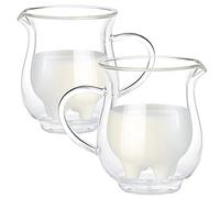 Cucina di Modena – 2 pichets à lait Pis de Vache – double paroi – 20 cl