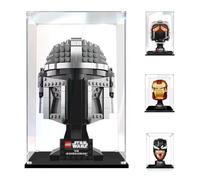 2 pièce 20x20x25cm Vitrine en Acrylique Transparente Anti - poussière 3mm, Grande Boîte de présentatio pour Lego 75304 75328 75349 76285 21303 40478 40648 Model