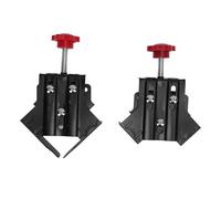 2 - Piece 90 Degree Right Angle Clamps | Sturdy Carbon Steel for Woodworking/Welding/Framing | Open & Fasten Type Clamping Tool Set for Secure Assembly