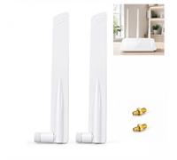 2 Pièce Antenne 5G LTE 4G LTE Externe 600-6000 MHz Omnidirectionnelle avec Connecteur SMA, Antenne LTE pour Routeur, Antenne WiFi Externe pour Appareils sans Fil, IoT et Réseaux Mobiles