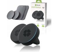2-Piece Car Phone Holder With 4 Metal Plates,360 Degree Rotation Car Phone Magnet And Magnetic Car Phone Holder For Iphone Samsung And Other Smartphones