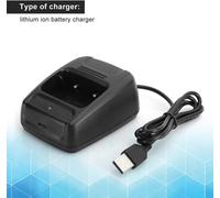 2 Piece Charging Base for BF666S/BF777S/BF888S/Retevis H777/R888splus,USB Battery Charger with Charging Indicator
