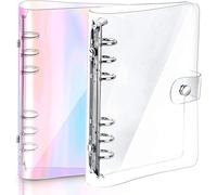 2 Pièce Classeur Pour Cahier En Pvc, Classeur Pour Cahier En Pvc A5, Classeur À 6 Trous, Pour Album Photo De Voyage Bricolage, Carnet