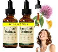 2 Pièce Drainant Lymphatique Goutte 60ML Nouveau 2026 Drainage Lymphatique Corps Complet Mélanges à Base de Plantes Naturelles pour Femmes et Hommes