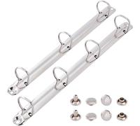 2 Pièce En Métal Format A4 Kit De Remplacement De Mécanisme De Reliure À 3 Anneaux Et 4 Anneaux Classeurs À Feuilles Mobiles En Acier Anneaux En D Reliure À Feuilles Peignes