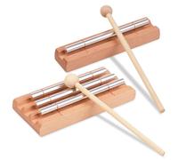 2 Pièce Energy Chime, Carillon Énergétique, Carillon Solo De Méditation Avec Maillet, Carillons De Percussion, Carillon Énergétique Et Instrument De Percussion Pour Prière Yoga Guérison