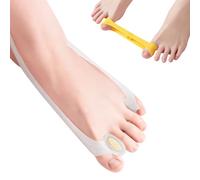 2 pièce Ensemble de Correcteur D'hallux Valgus,Orthese Hallux Valgus,Séparateur d'Orteils en Silicone,Séparateur et correcteur d'oignon,Teurs Doigts de Pieds Confortables à Porter,Transparent