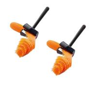 2 Piece Eplucheur Légumes Et Fruits, Taille Crayon Legume Spiraliseur, Gadget Cuisine, Eplucheur Pomme De Terre, Decoupe Legumes, Bigoudis Pour, Carottes, Courgette [Couleur aléatoire]