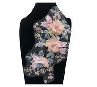 2 Piece Flower Embroidery Sew On Patches DIY Clothes Sewing Floral Repair for Clothing Accessories pour Vêtements(Style 6)