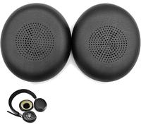 2 Piece Foam Cushion for Jabra Elite Evolve2 65 Evolve 40 Headphones, Soft Flex Earpads, Headphones Protection, Padding Earmuff