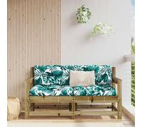 2-Piece Garden Corner Sofa Set, Pressure-Treated Pine Wood Outdoor Sectional Furniture for Patio Terrace Backyard, Weather-Resistant Modular Lounge with Slatted Design, Easy Assembly, Max Load 110kg