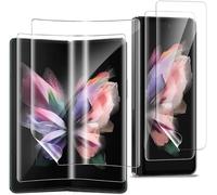 [2 Piece Hydrogel Protection For Samsung Galaxy Z Fold4 / Galaxy Z Fold 4 Screen Protector, Soft Tpu Screen Protector ¿ Full Coverage] [Anti-Scratch] [Bubble Free]