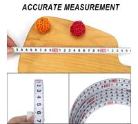 2 Piece Measuring Tape,Metric 3 Metre Scales Left And Right Measuring Tape Sticker Accurate Scale For Bench Measurements And Vertical Objects