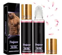 2 Pièce Parfum Pheromone pour Homme, Parfum Hommes, Parfums Homme Phéromone,Parfum Jasmin, Parfum élégant et frais,Parfum Roll-on pour Obtenir, Parfum Longue Durée-10 ml