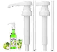 2 Pièce Pompe irop pour Monin 700 ml pompe doeue 10 ml pour irop ditributeur à pompe kit ditributeur de 0,7l - 2 Pièc POMPE A SAUCE