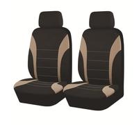 2 PièCe Protection Siege Voiture pour DS4/DS 4 Crossback/DS 4 E-Tense/DS 4 Cross, Confortable Et Respirant Bordure éLastique Couverture Complète Protege Siege Voiture,2 Beige