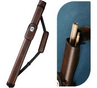 2 Piece Pu Leather Hard Case For Pool Cue
