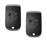 2 Pièce Remplacement pour télécommande Somfy 1841026, télécommande portail 433,92 MHz 2 canaux, pour contrôler 2 moteurs RTS de portails et portes de garage, compatible avec Keytis RTS