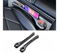 2 Pièce Remplissage de Siège de Voiture pour Mercedes Benz A-Class A260 AMG A35 A45, Remplissage d'espace de Siège, Bande de Remplissage D'écart de Siège, Voiture Accessoires,A Black