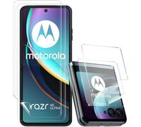 [2 Piece Screen Protector For Motorola Razr 40 Ultra/Razr+ Plus (2023), Tpu Soft Hydrogel Film Protection [ Imum Protection] [Bubble-Free] [Anti-Scratch]