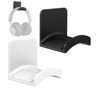 2 Pièce Support Casque Gamer, Porte Casque Bureau, Écouteurs Gaming Crochet, Headset Stand Holder avec Adhésif, Porte-Casque Universel, pour Plusieurs Appareils, Mural, Table