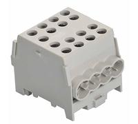 2 Pièce Terminal de dérivation de ligne principale gris HLAK 35-1/6 M2