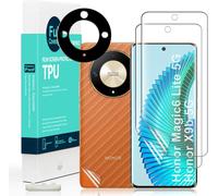 2 Piece Tpu Screen Protector For Honor Magic6 Lite/Honor X9b 5g 6.78 Inches (Not For Honor Magic4 Lite/Magic5 Lite/Honor X9a)Flexible Soft Film, With 1 Piece Camera Protection, 1 Piece Back